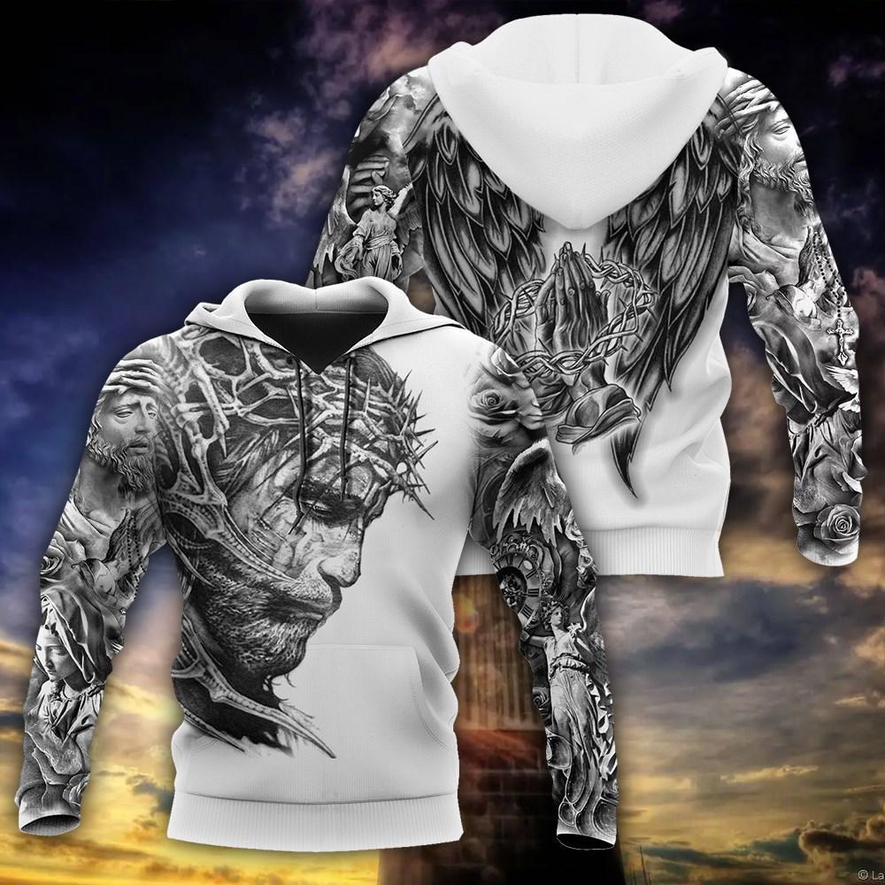 Jesus In My Soul Faith Quote - 3D Hoodie