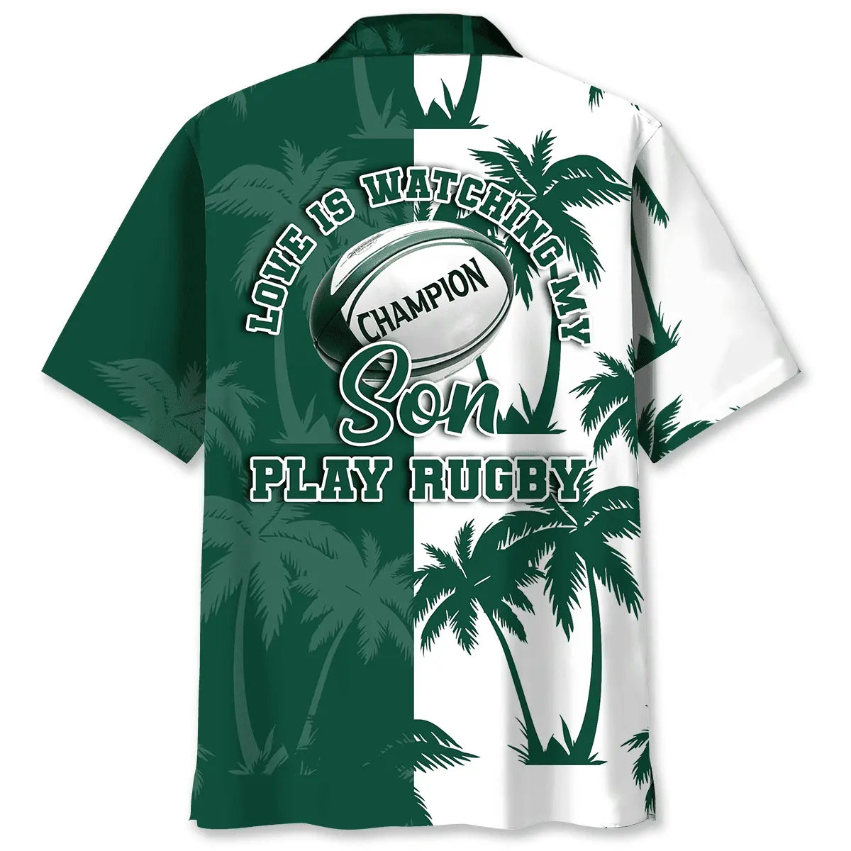 Love Is Watching My Son Play Rugby Hawaiian Shirt