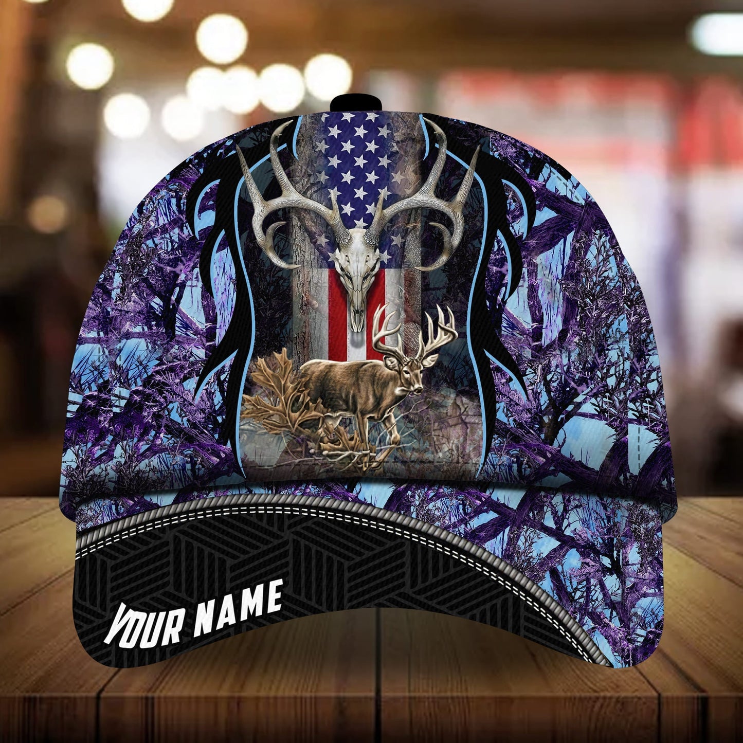 Awesome Deerhorn Hunting Personalized – Classic Cap
