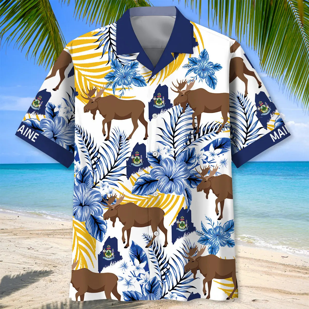 Maine State Proud Hawaiian Shirt