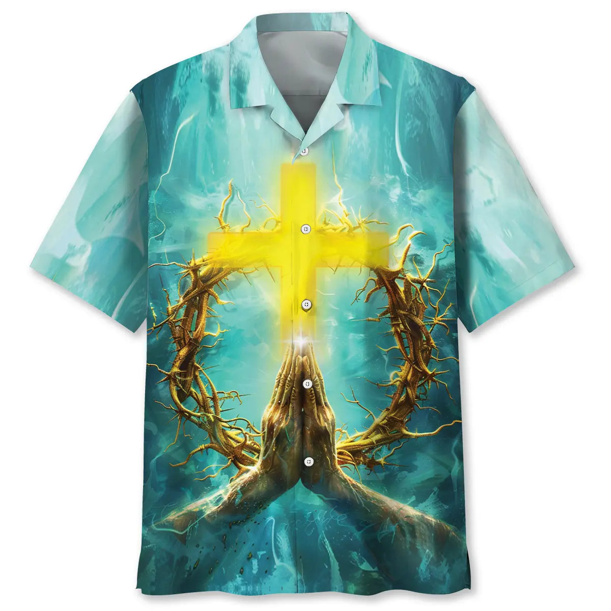 Never Underestimate An Old Man Who Believe In Jesus Hawaiian Shirt