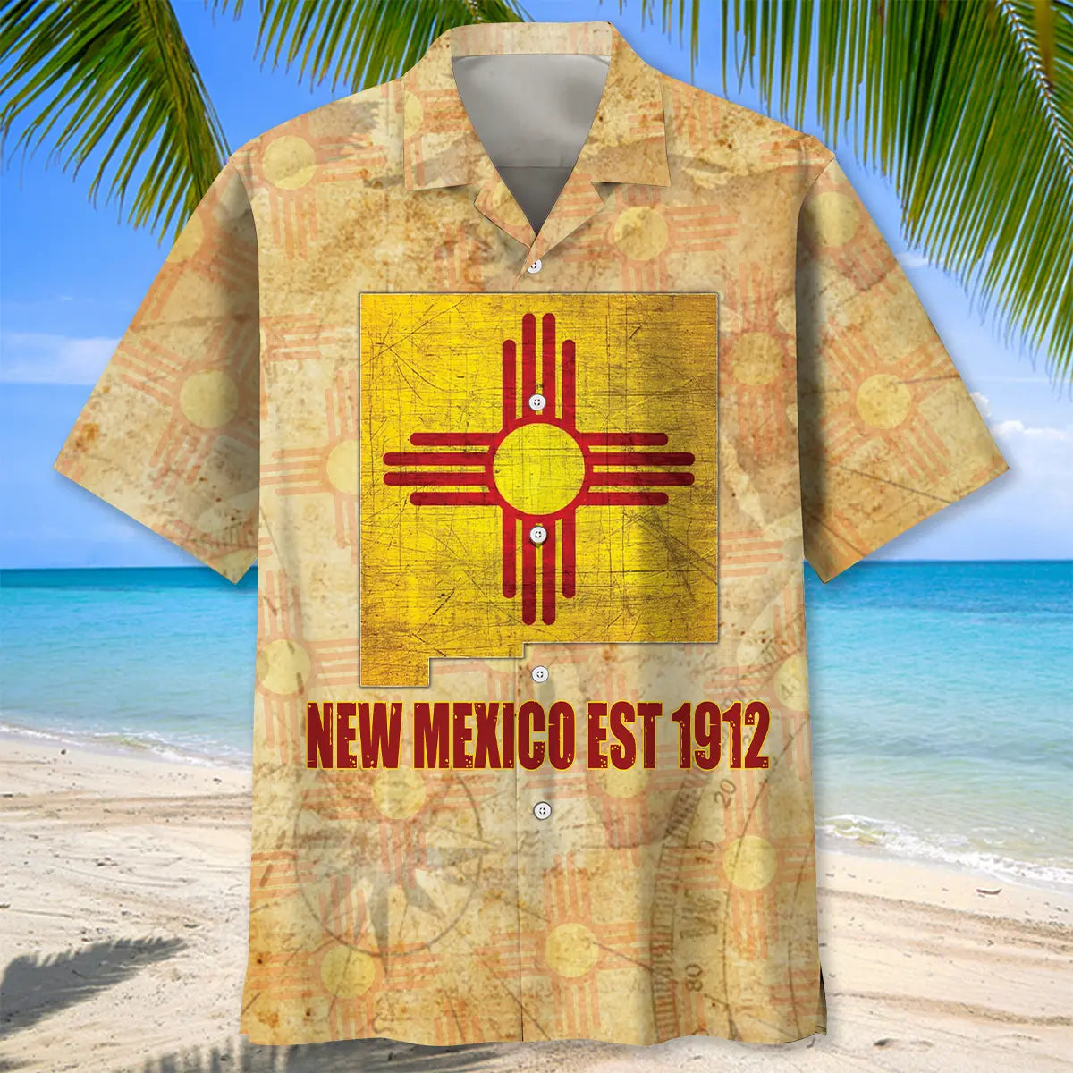 New Mexico EST 1912 Hawaiian Shirt