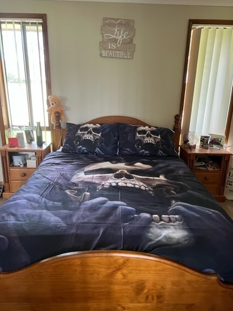 Skull Scream Horror Bedding Cover For Gothic Bedroom Decor