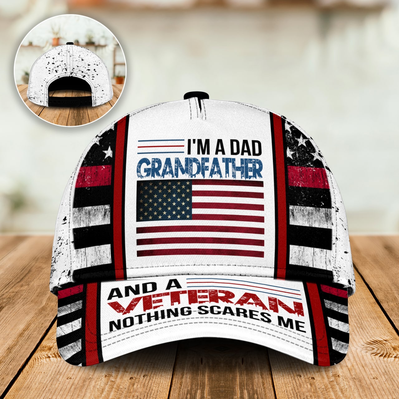 Dad Grandfather Veteran Pride – Classic Cap