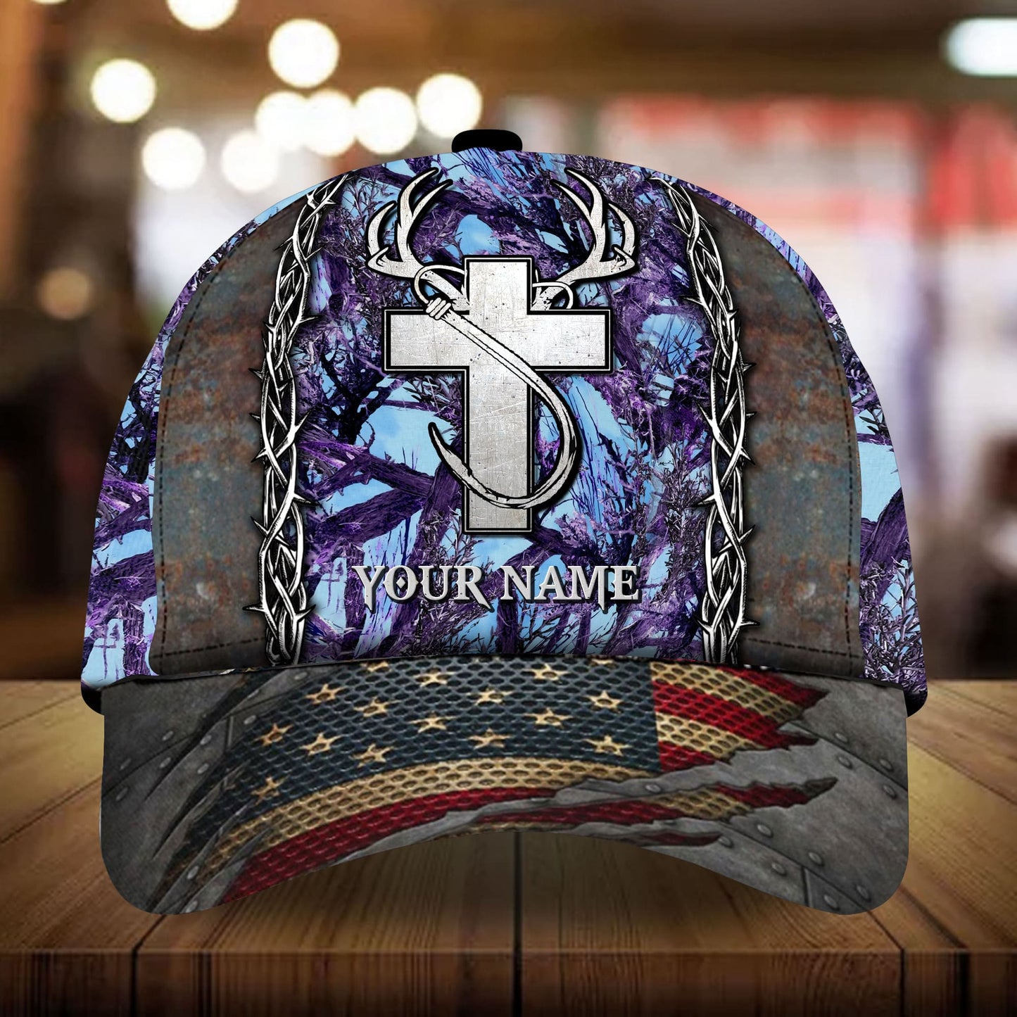 Premium Cross Hunting Personalized – Classic Cap