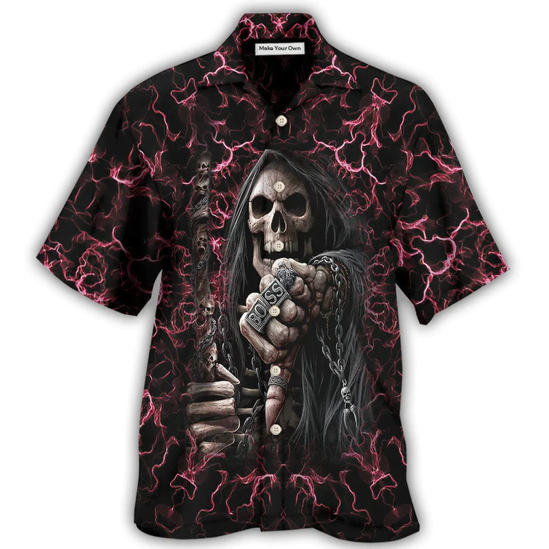 Hawaiian Shirt / Adults / S Skull Your First Mistake - Hawaiian Shirt - Reefox
