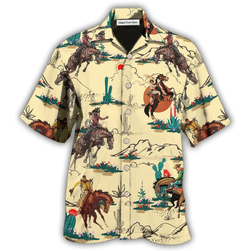 Hawaiian Shirt / Adults / S Horse Style Lover Lovely - Hawaiian Shirt - Reefox
