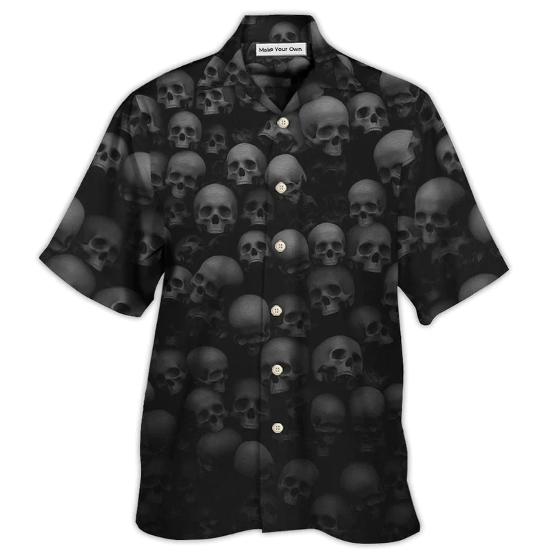 Hawaiian Shirt / Adults / S Skull Let Them Go To Hell - Hawaiian Shirt - Reefox