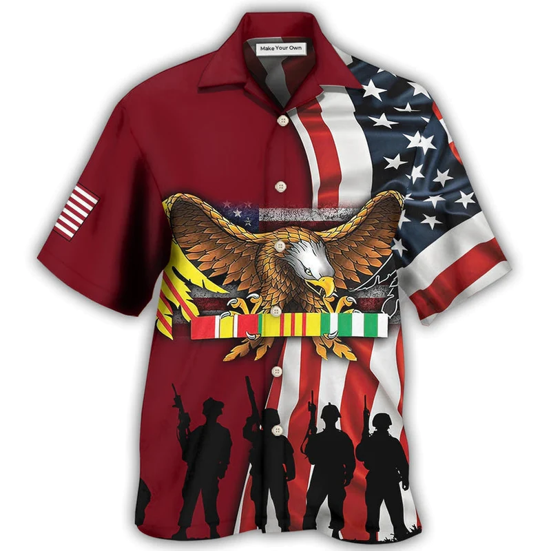 Hawaiian Shirt / Adults / S Veteran Vietnam Veteran We Were The Best - Hawaiian Shirt - Reefox