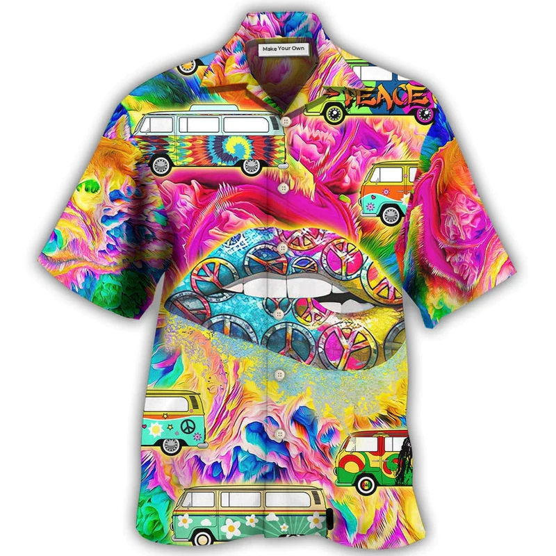 Hawaiian Shirt / Adults / S Hippie If My Mouth Doesn't Say It - Hawaiian Shirt - Reefox