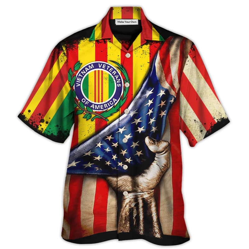Hawaiian Shirt / Adults / S Veteran Vietnam Veteran I Love Freedom Very Much - Hawaiian Shirt - Reefox