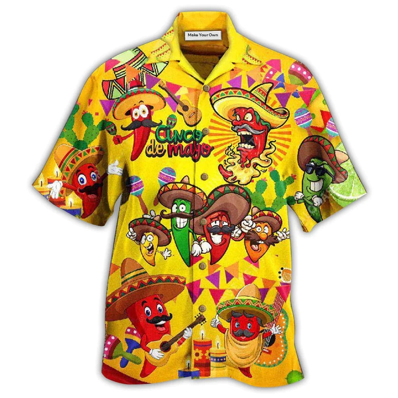Hawaiian Shirt / Adults / S Food Feeling Chili Hot - Hawaiian Shirt - Reefox