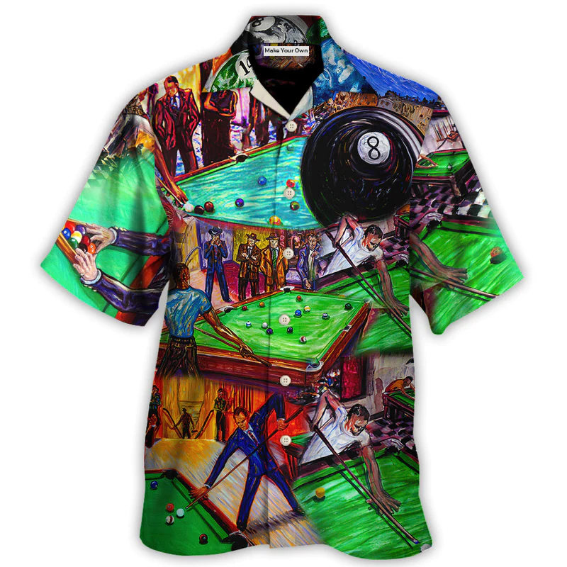 Hawaiian Shirt / Adults / S Billiard Rack Em Up I'm So Cool - Hawaiian Shirt - Reefox