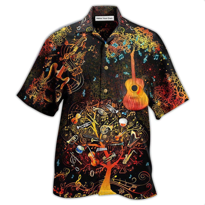 Hawaiian Shirt / Adults / S Music The Nocturne Of Time - Hawaiian Shirt - Reefox