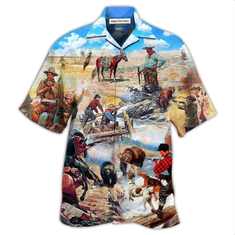 Hawaiian Shirt / Adults / S Hunting Life Is Short Call In Late And Go Hunting Cool - Hawaiian Shirt - Reefox