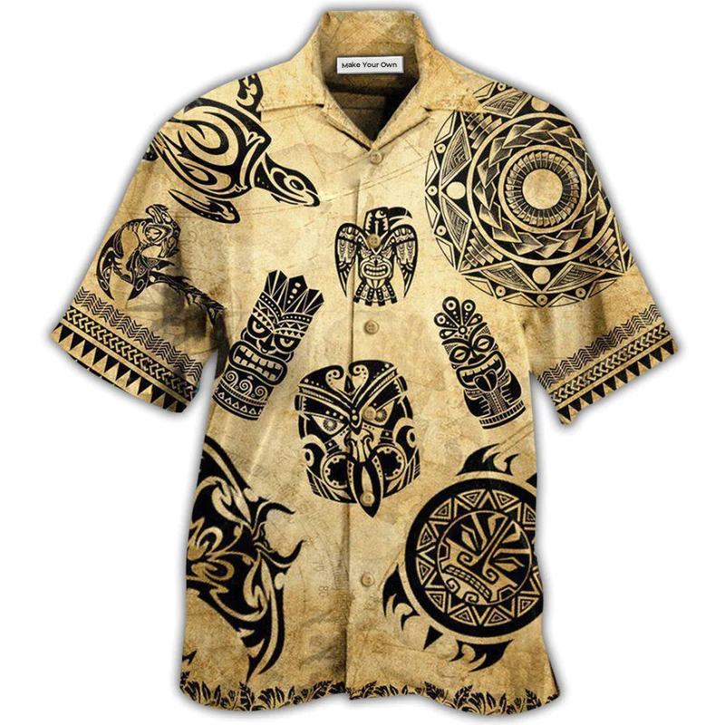 Hawaiian Shirt / Adults / S Hawaii Hawaiian Culture Vintage Style - Hawaiian Shirt - Reefox
