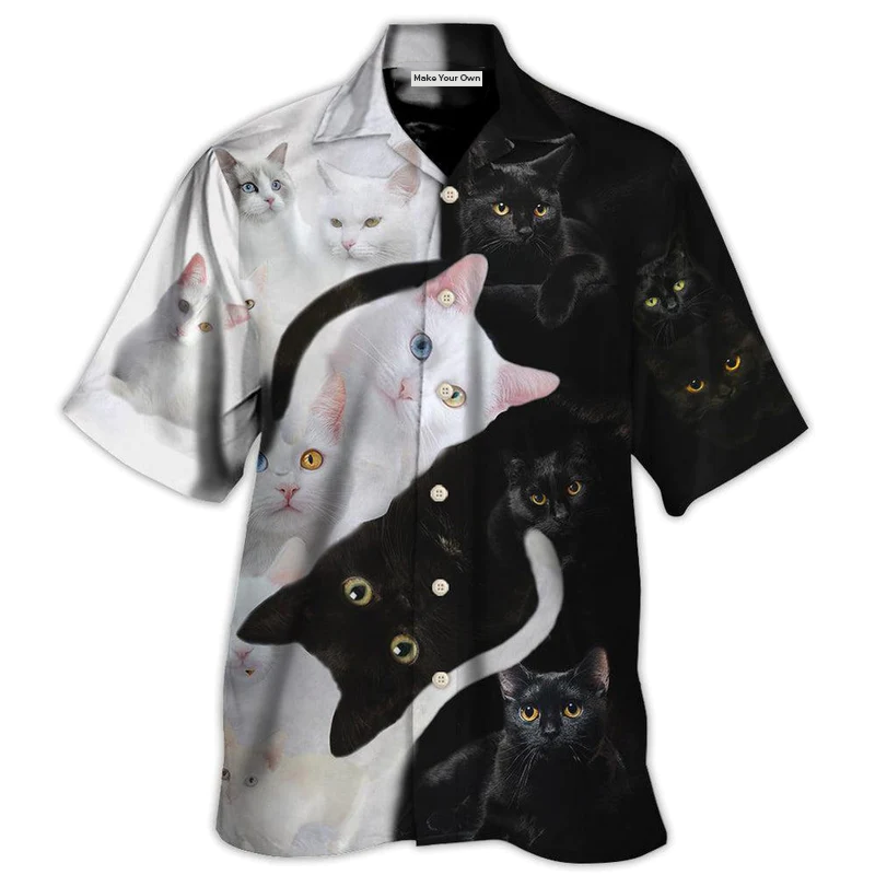 Hawaiian Shirt / Adults / S Cat Are Better Than - Hawaiian Shirt - Reefox