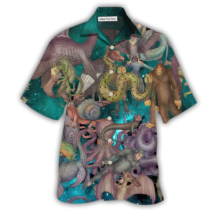 Hawaiian Shirt / Adults / S Animals Make It Scared - Hawaiian Shirt - Reefox