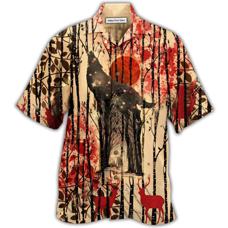 Hawaiian Shirt / Adults / S Wolf Lives No Sheeps Safe - Hawaiian Shirt - Reefox