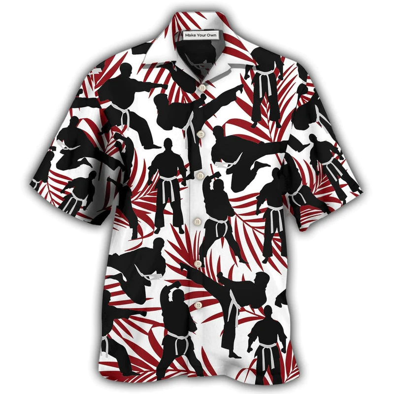Hawaiian Shirt / Adults / S Karate Tropical Style - Hawaiian Shirt - Reefox