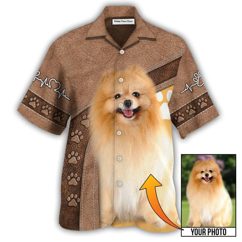 Pomeranian / Adults / S Dog My Lovely Dog Custom Photo Personalized - Hawaiian Shirt - Reefox