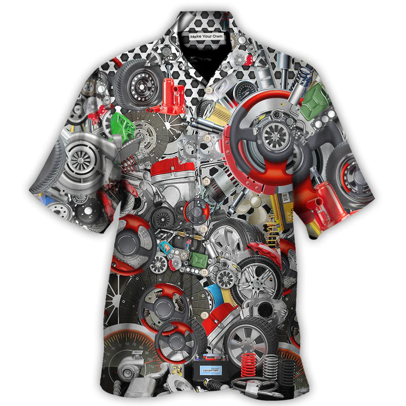 Hawaiian Shirt / Adults / S Mechanic It's Not For The Weak - Hawaiian Shirt - Reefox