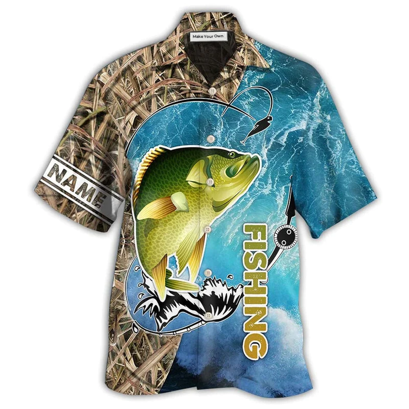 Hawaiian Shirt / Adults / S Fishing Crappie Fishing I'm So Happy Personalized - Hawaiian Shirt - Reefox