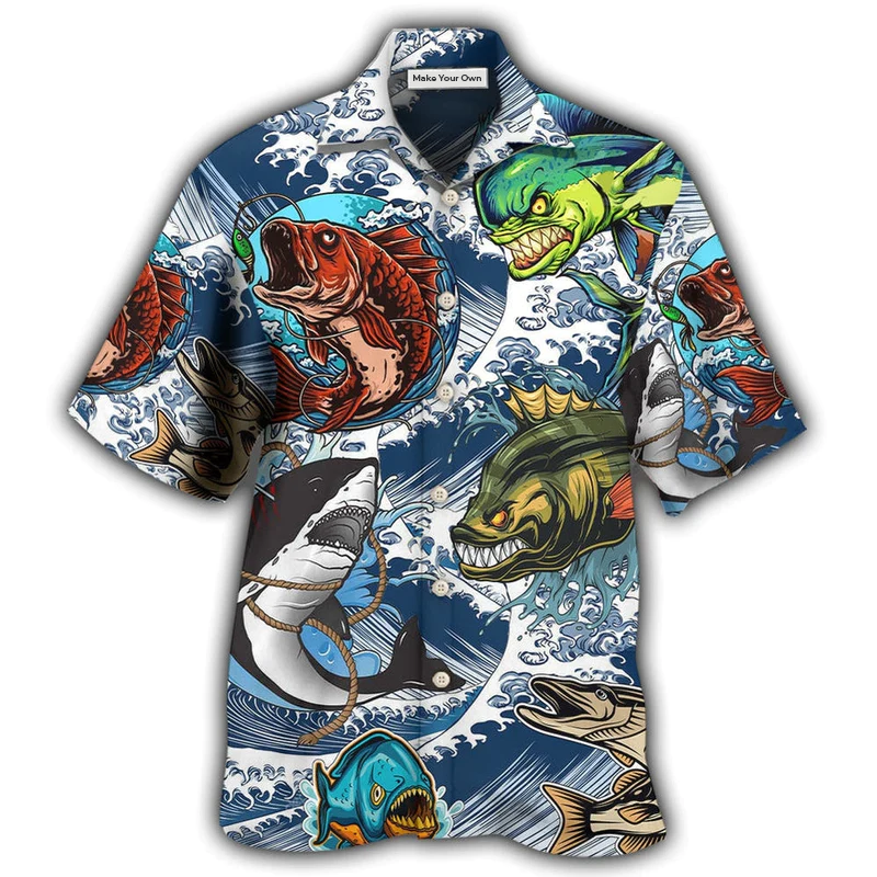 Hawaiian Shirt / Adults / S Fishing Is My Life - Hawaiian Shirt - Reefox
