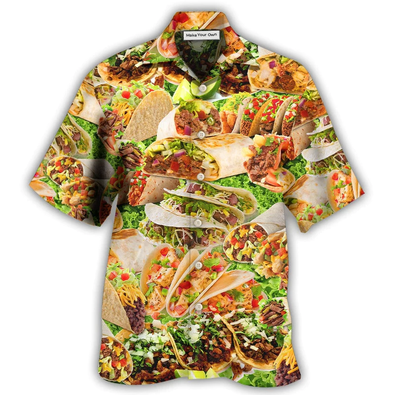 Hawaiian Shirt / Adults / S Food Lover Tacos My Love Is For Tacos - Hawaiian Shirt - Reefox