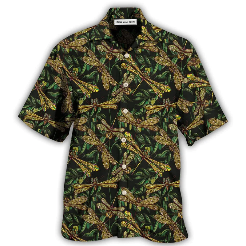 Hawaiian Shirt / Adults / S Dragonfly Always With Me - Hawaiian Shirt - Reefox