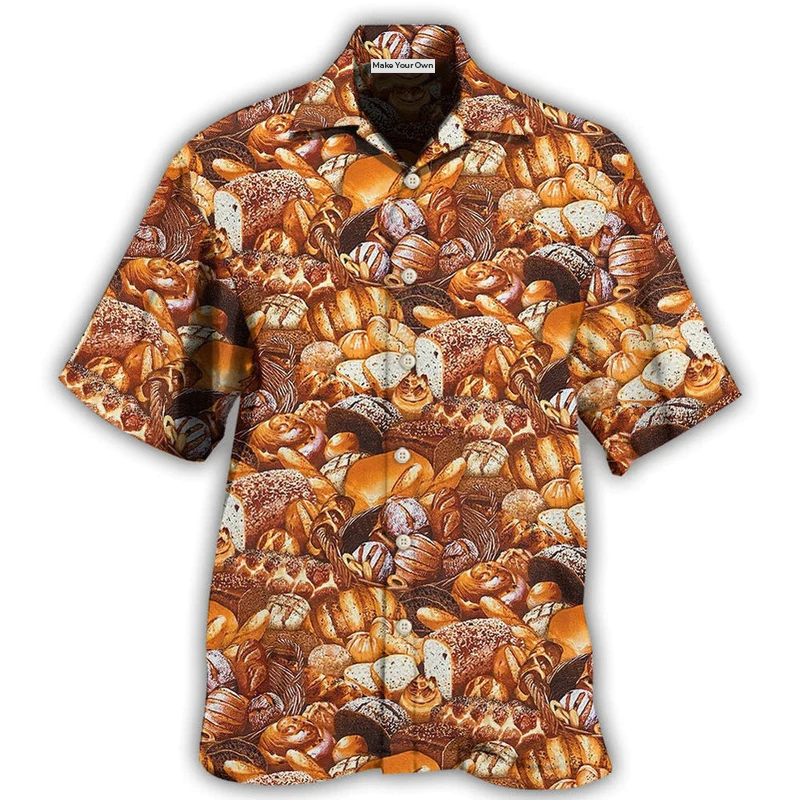 Hawaiian Shirt / Adults / S Baking Bread Everyday Enjoys Baking Bread - Hawaiian Shirt - Reefox