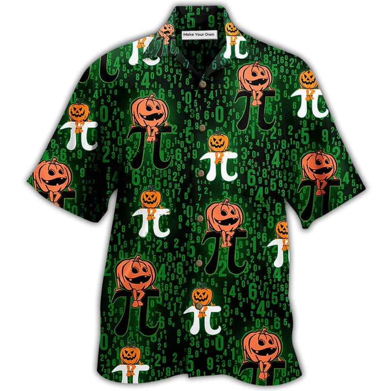 Hawaiian Shirt / Adults / S Halloween Pumpkin Smile - Hawaiian Shirt - Reefox