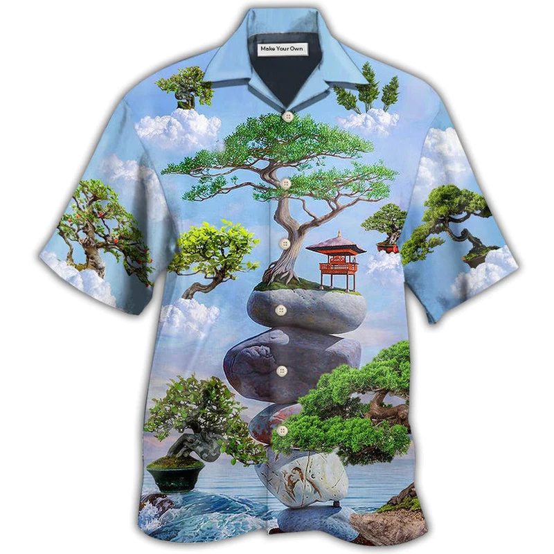 Hawaiian Shirt / Adults / S Bonsai Tree Style - Hawaiian Shirt - Reefox