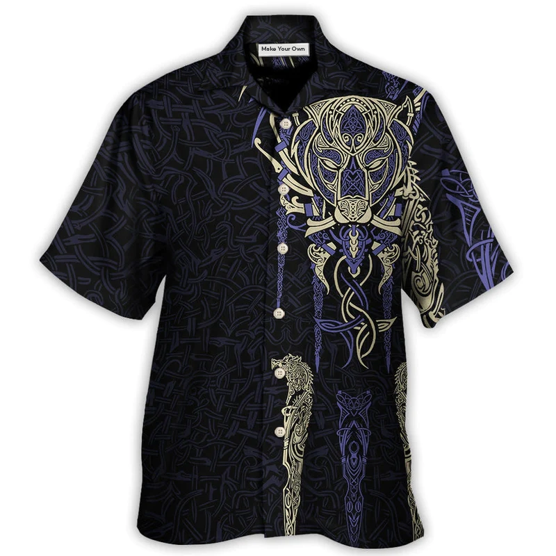 Hawaiian Shirt / Adults / S Viking Björn Norse Legends Life Style - Hawaiian Shirt - Reefox
