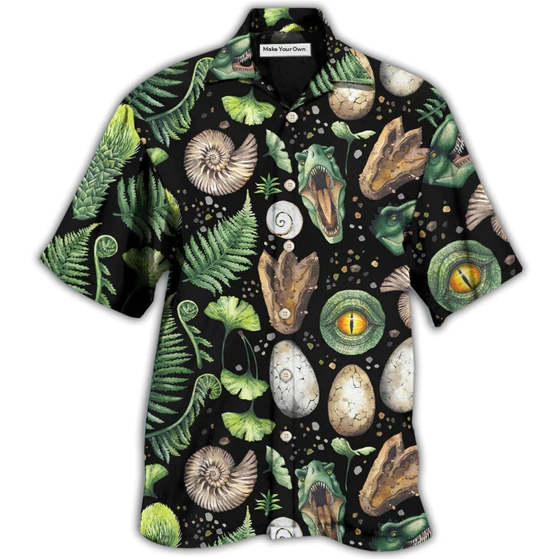 Hawaiian Shirt / Adults / S Dinosaur Amazing Pieces - Hawaiian Shirt - Reefox