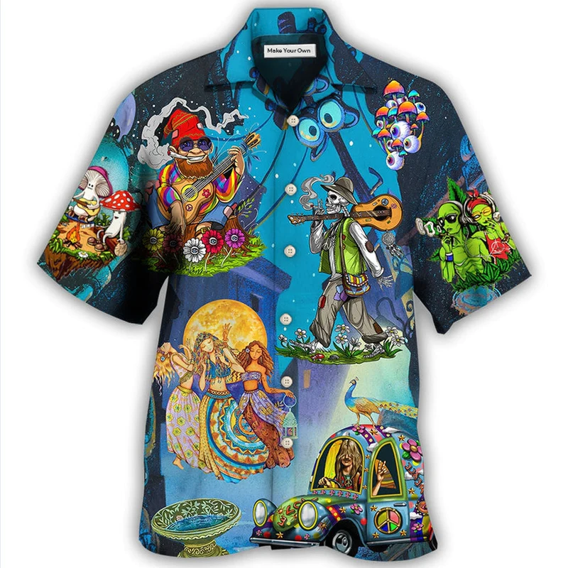 Hawaiian Shirt / Adults / S Hippie Felacia Style - Hawaiian Shirt - Reefox