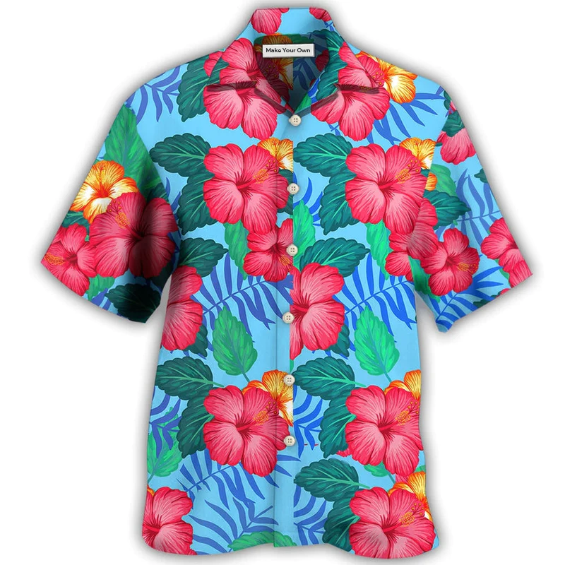 Hawaiian Shirt / Adults / S Flowers Tropical - Hawaiian Shirt - Reefox