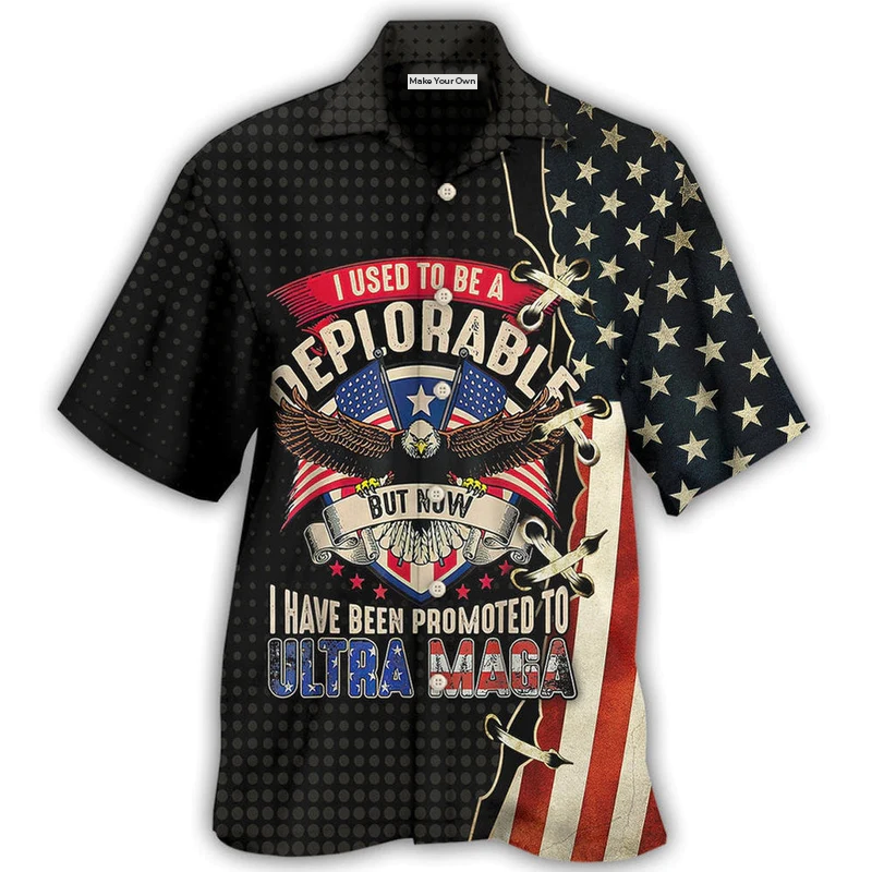 Hawaiian Shirt / Adults / S America I Used To Be a Deplorable - Hawaiian Shirt - Reefox