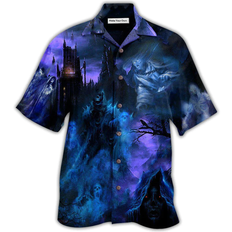 Hawaiian Shirt / Adults / S Halloween It's Skoopy Season - Hawaiian Shirt - Reefox