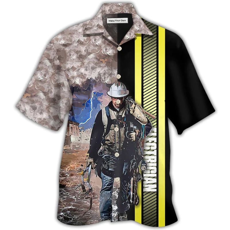 Hawaiian Shirt / Adults / S Electrician Cool - Hawaiian Shirt - Reefox