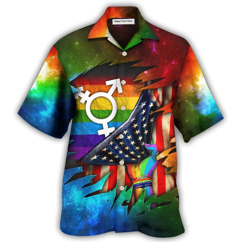 Hawaiian Shirt / Adults / S LGBT I Am Brave I Am Bruised Cool - Hawaiian Shirt - Reefox