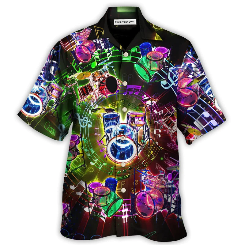 Hawaiian Shirt / Adults / S Drum It's Not A Hobby It's A Lifestyle - Hawaiian Shirt - Reefox
