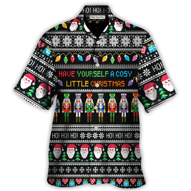 Hawaiian Shirt / Adults / S Christmas Have Yourself A Cosy Little Christmas - Hawaiian Shirt - Reefox