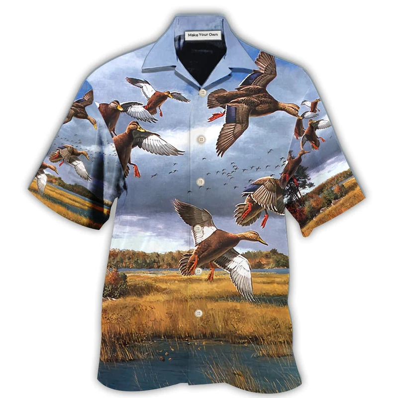 Hawaiian Shirt / Adults / S Hunting Duck Hunting Classic Style - Hawaiian Shirt - Reefox