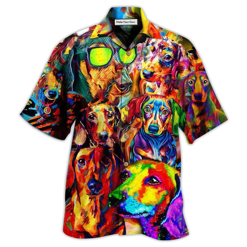 Hawaiian Shirt / Adults / S Dachshund Dogs Is Better With A Dachshund - Hawaiian Shirt - Reefox