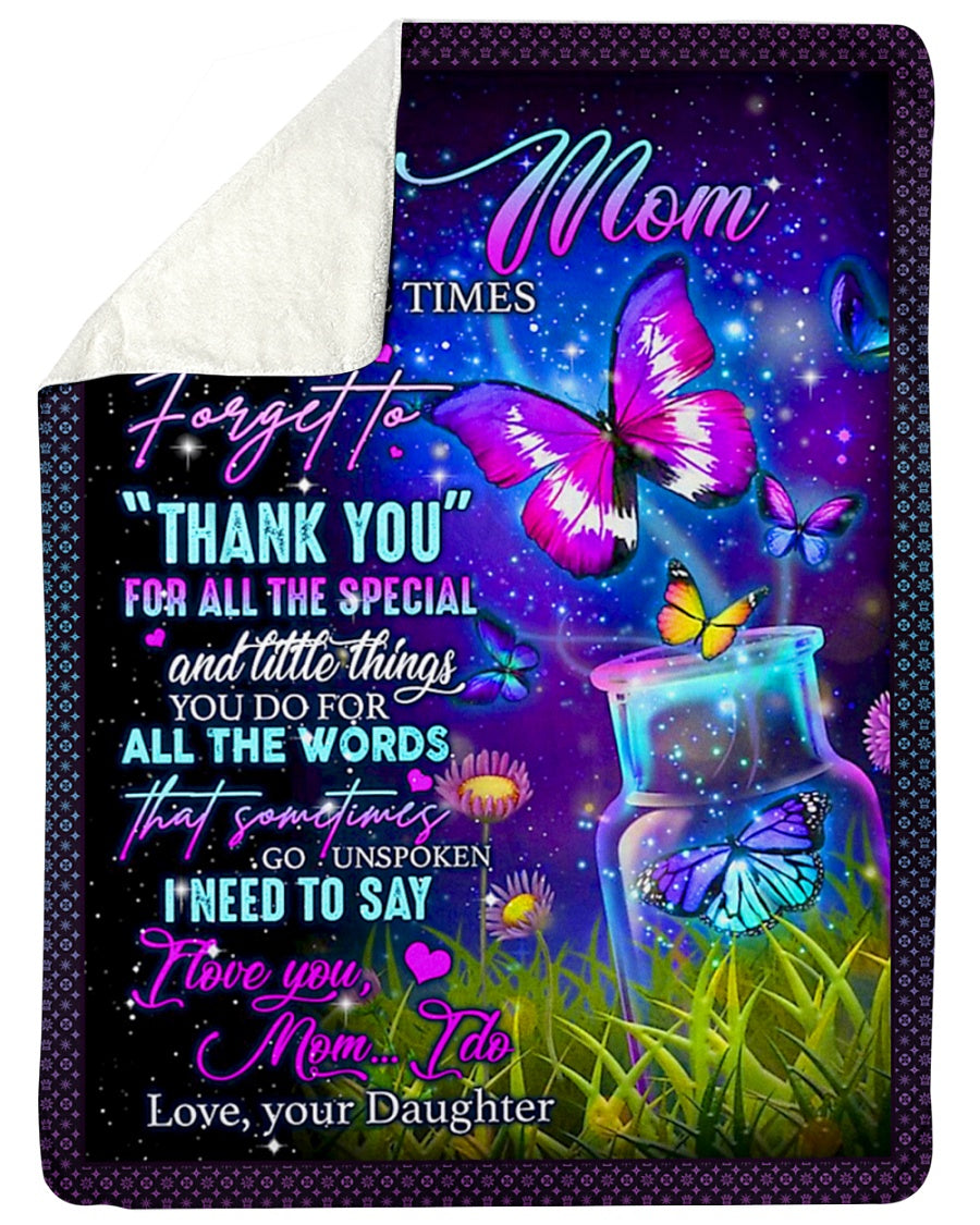 Butterfly You Are The Best Mother Lover Flannel Blanket For Soft Bed Couch And Home Comfort