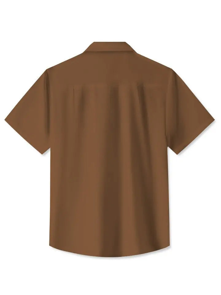 Summer Simple Lines Commuting Casual Hawaiian Shirt