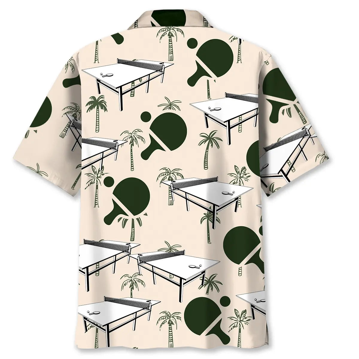 Table Tennis Palm Tree Hawaiian Shirt