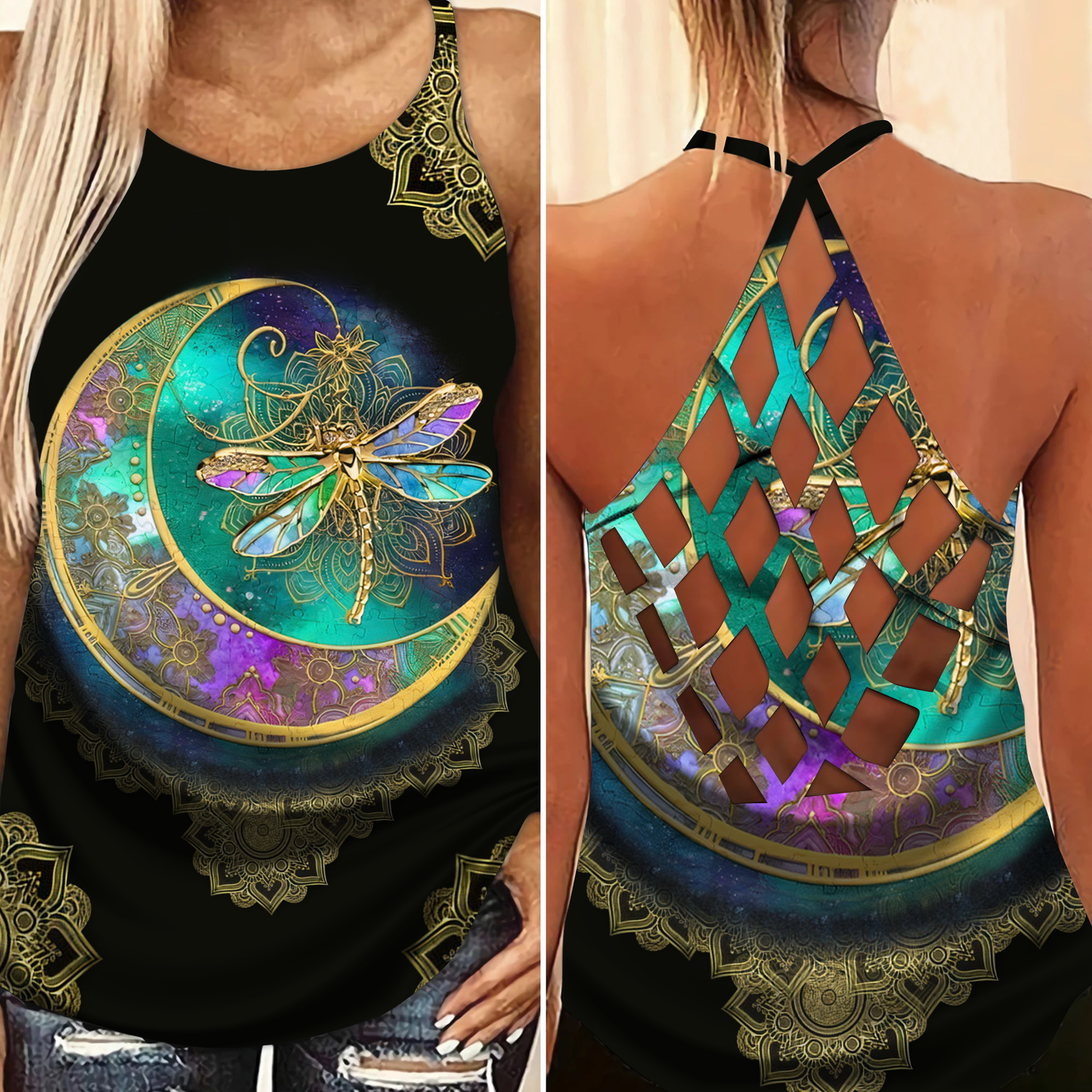 Dragonfly Loves Sky Style Limited Edition 6 – Hollow Tank Top