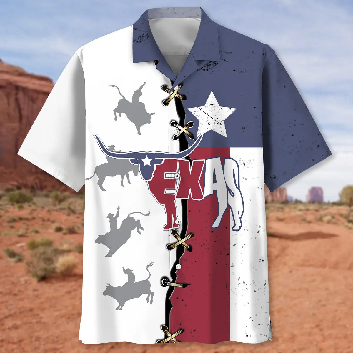 Texas The Longhorn State Hawaiian Shirt